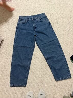 COS Relaxed Men's Jeans in Dark Blue Denim